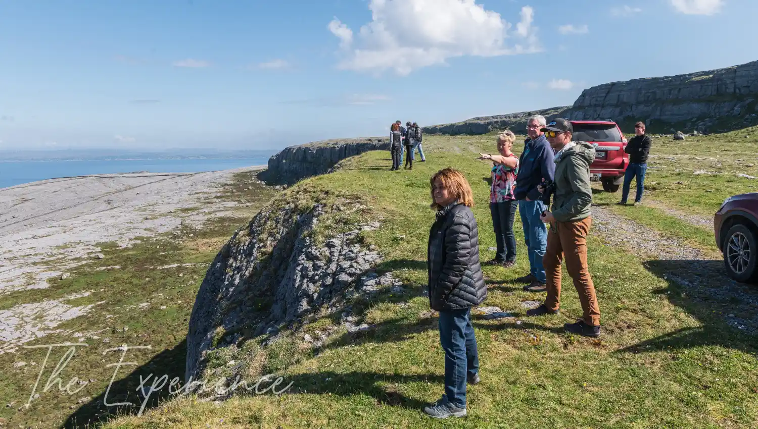 Enjoying the Burren landscape