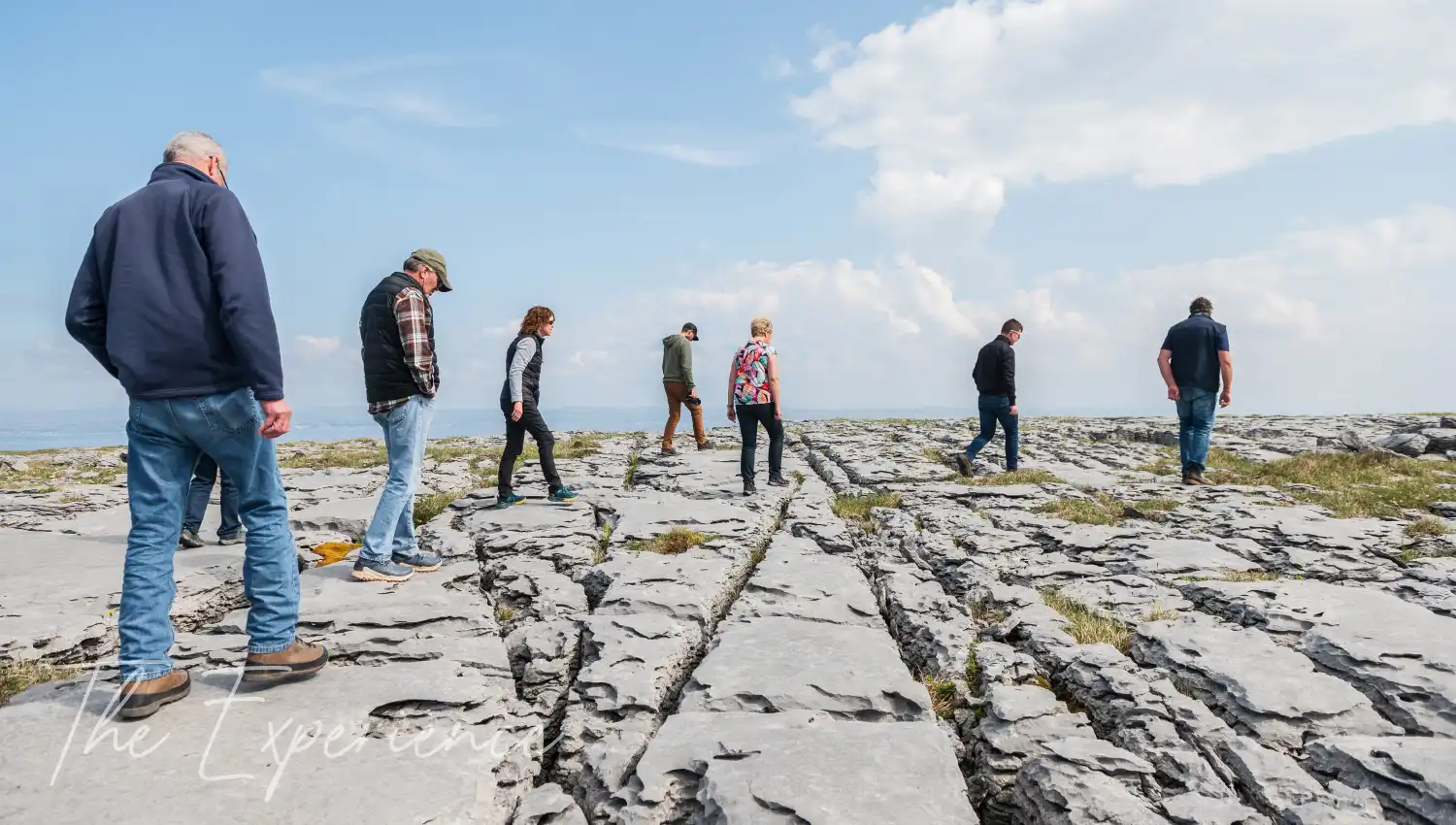 Walking at the top of Burren